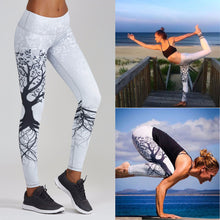 Women Printed Sports Yoga Workout Gym Fitness Exercise Athletic Pants