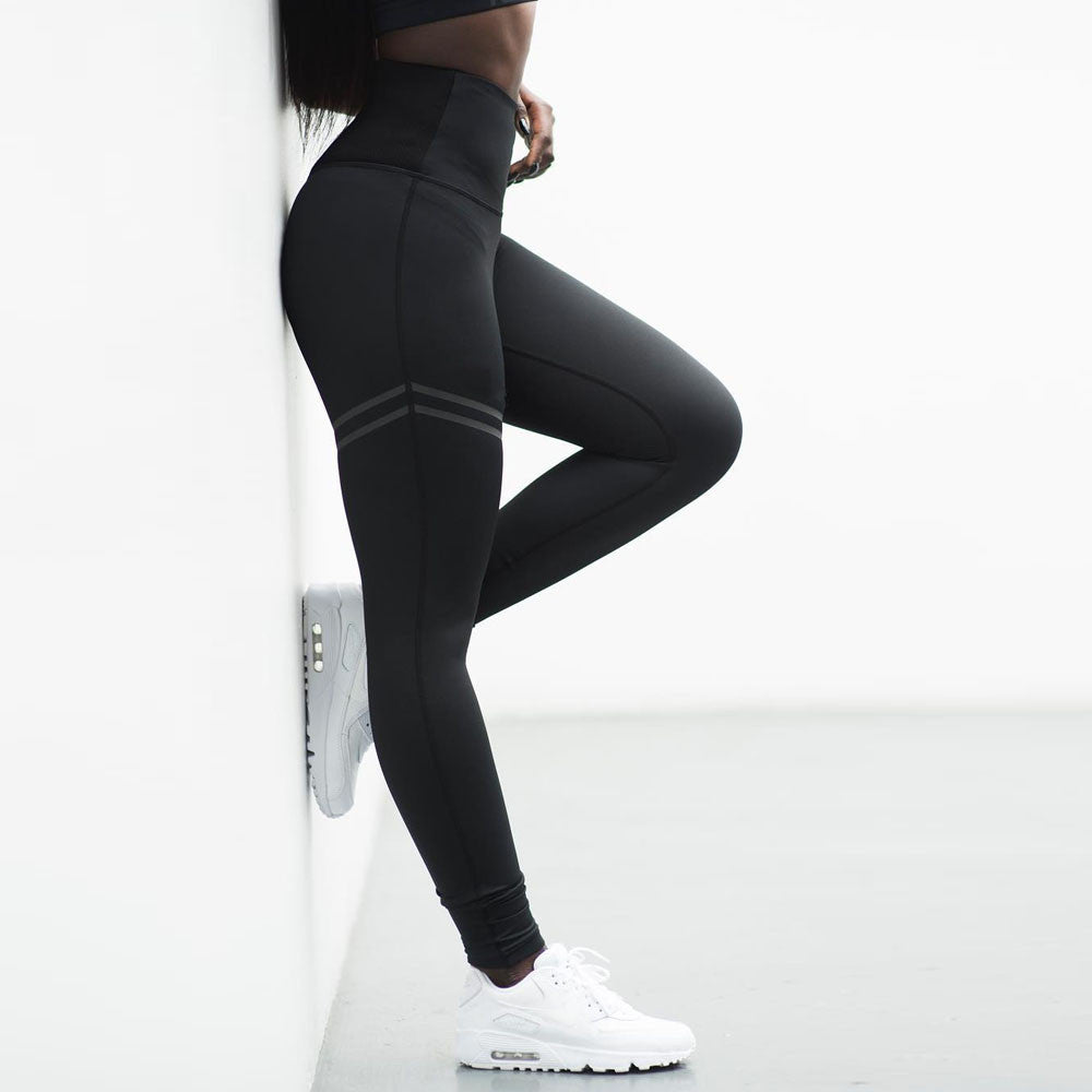 Women Sports Pants High Waist Yoga Fitness Leggings Running Gym Stretch Trousers